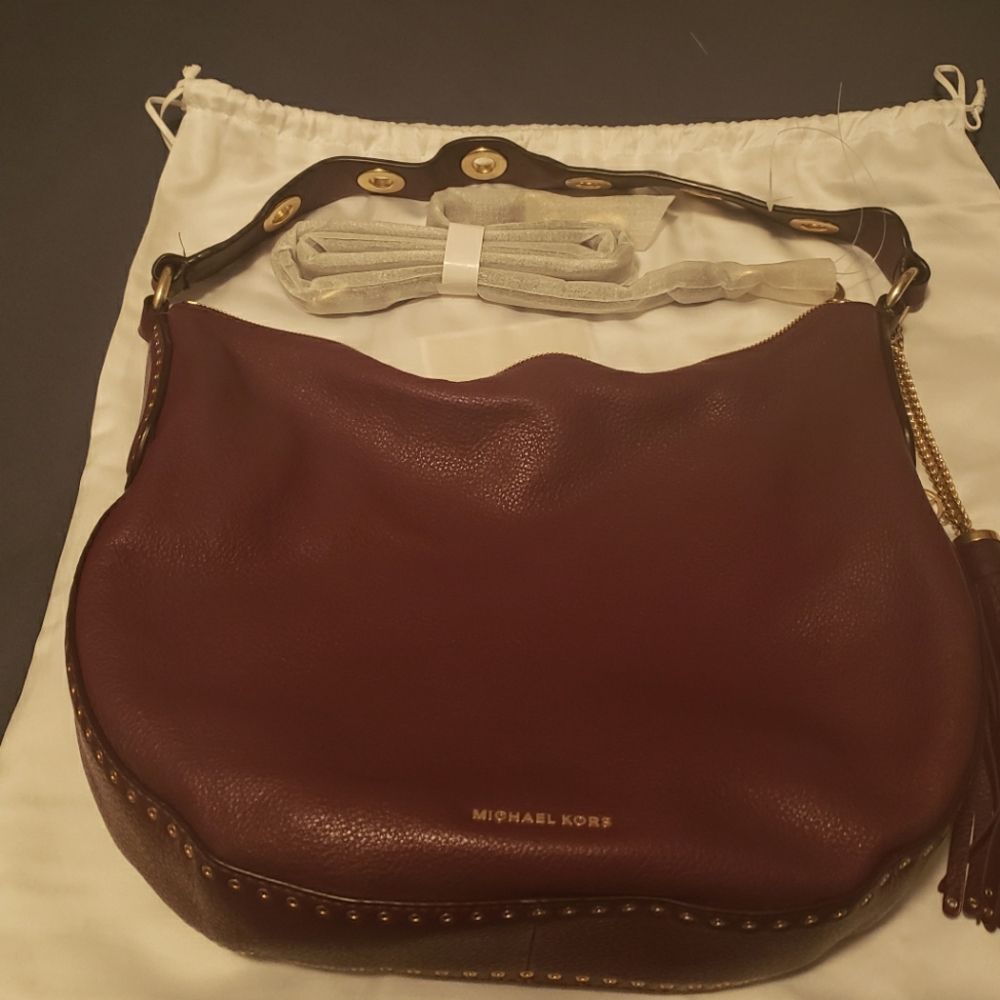Michael Kors burgundy purse